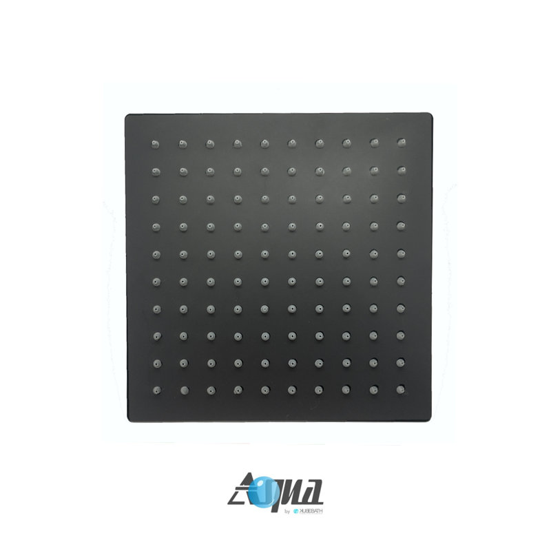 Rain Adjustable Shower Head 1.8 GPM GPM, Black