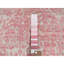 Tapis de couloir rose en laine nouée à la main 2 pi 6 po x 7 pi 9 po B82B1A604F2740D18E2E51C872E14795