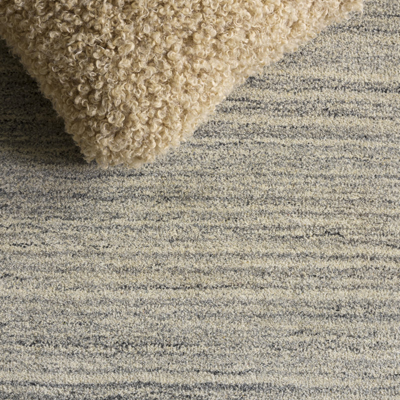 Fifth Avenue 129 Area Rug In Grey / Ivory, Oval 6' x 8'