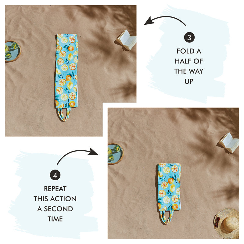 Summer Fruits 100% Cotton Beach Bag Towel