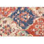 Tapis de zone rouge/bleu/beige handwoven Borgen-1104314014