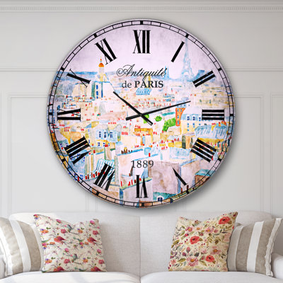 Ville de Paris - Horloge murale campagne française