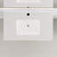 Meuble-lavabo l 30 po x P 18 po Ilsa avec comptoir en quartz de Carrare blanc et lavabo en porcelaine encastré-276079972