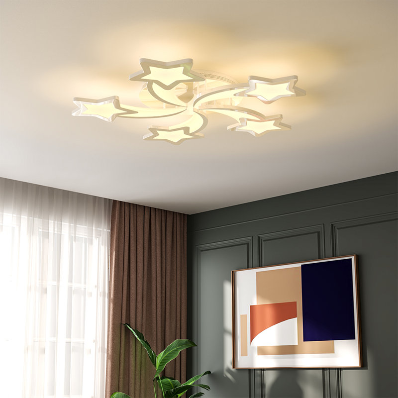 Acrylic LED Semi Flush Mount