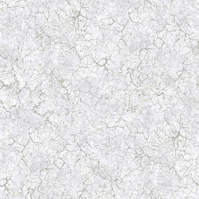 Azulejo Distressed Marble Crackle 33' L x 21" W Wallpaper Roll