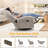 37.40'' Upholstered Swivel Power Recliner with USB Port-893937209