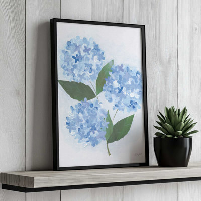 Providence Hydrangea I by Courtney Prahl Paper Art Print