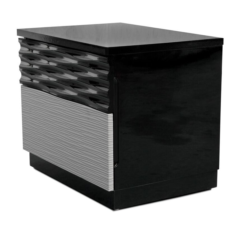 Table de chevet noire Kahlil 