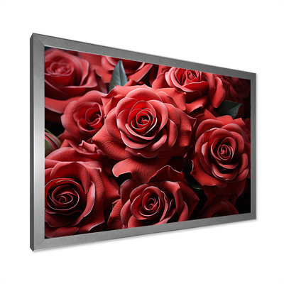 Décoration murale Crimson Rose Passion - Roses