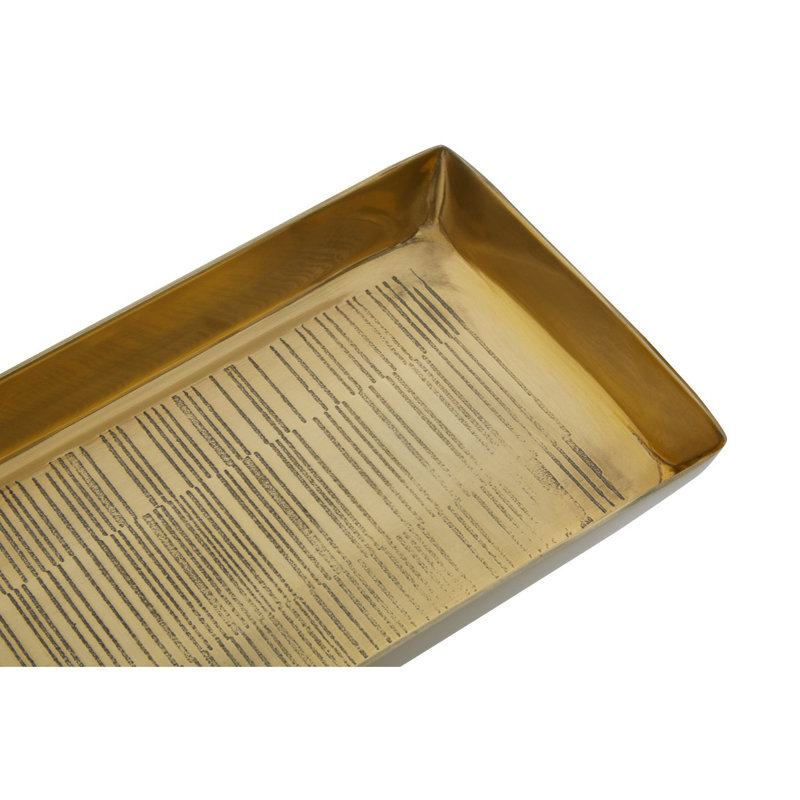 Strout Aluminum Tray, Gold