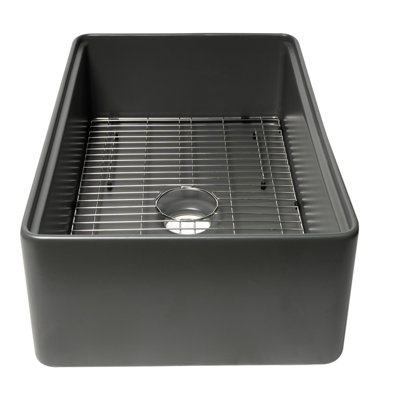 33'' L Single Bowl Fireclay Kitchen Sink