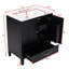 Ensemble de meuble-lavabo simple 30 po avec plateau en céramique-2139341649-2139341648