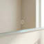 Aamorah Miroir de Salle de Bain DEL 48 po x 29,5 po avec Miroir Grossissant 3X Intégré - Miroir Intelligent Anti-Buée sans Cadre avec Contrôle de Gradation, Éclairage DEL Économe en Énergie et Design Double Miroir-988357604