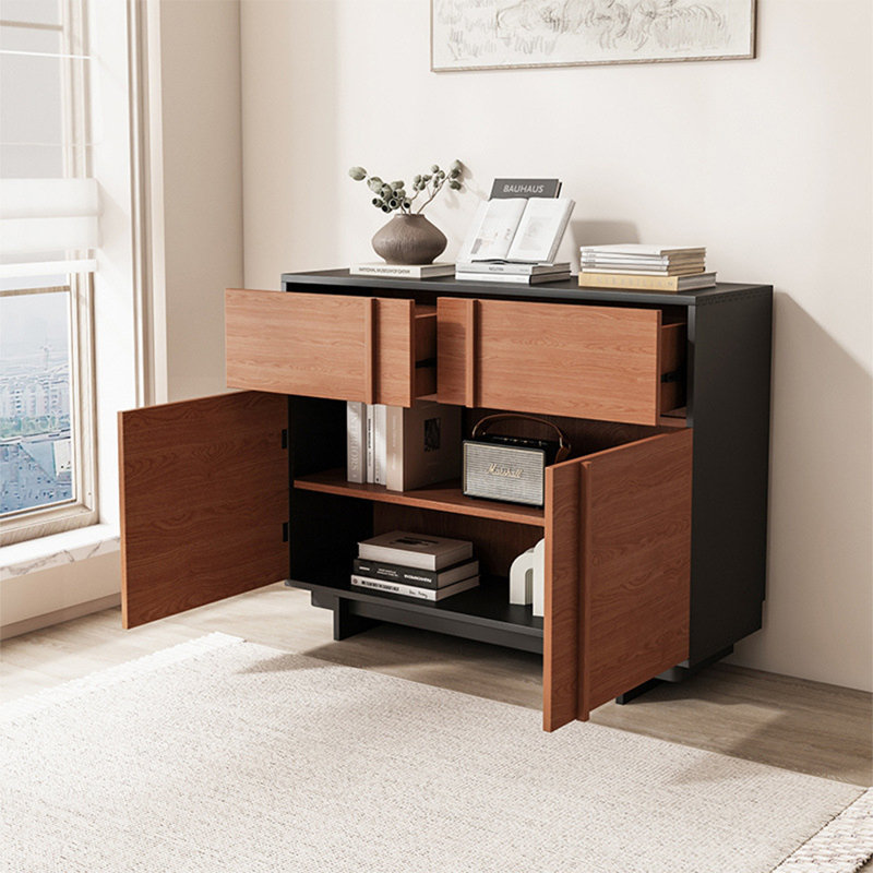 Vitrine Medimal Minimalist, Noir, H 35,43 po x l 31,5 po x P 15,75 po