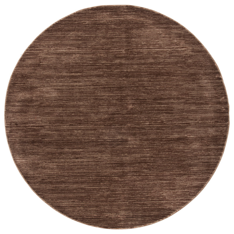 Aaishah Area Rug, Round 3', Brown 