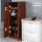 Accent Sideboard, 2-Door Kitchen Pantry, Freestanding Storage Cabinet With 5-Tier Shelves And 2 Adjustable Shelves-1777235357
