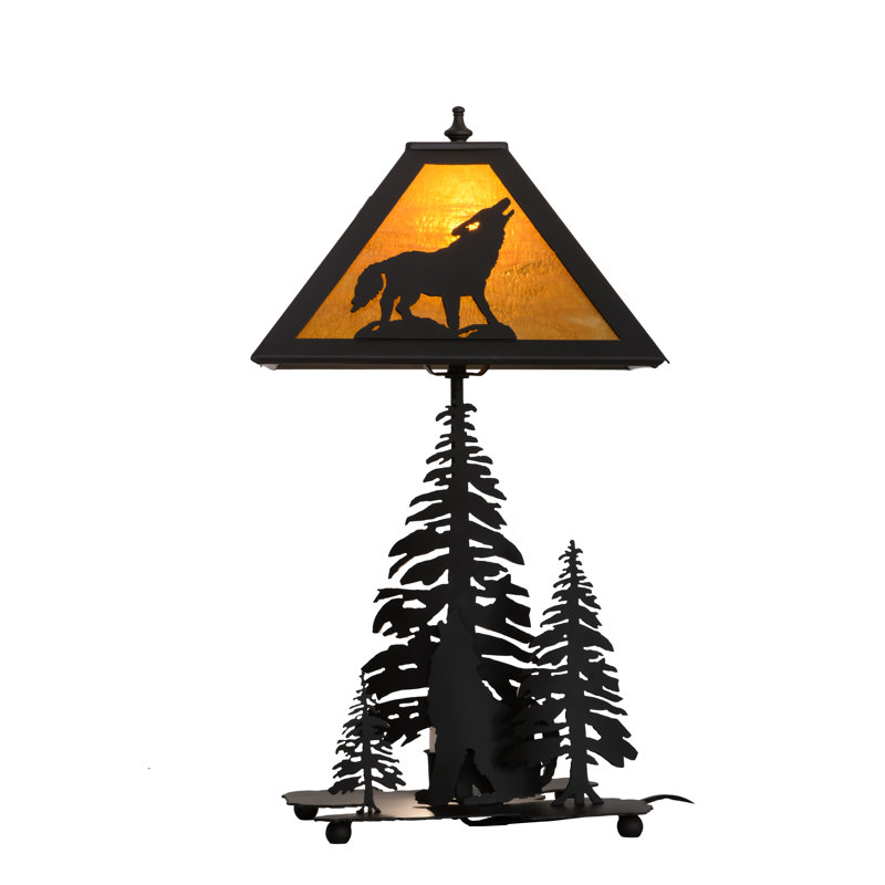 Rustic Lodge Table Lamp