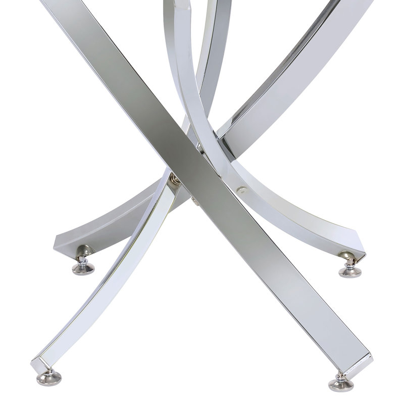 Table de bout chromée