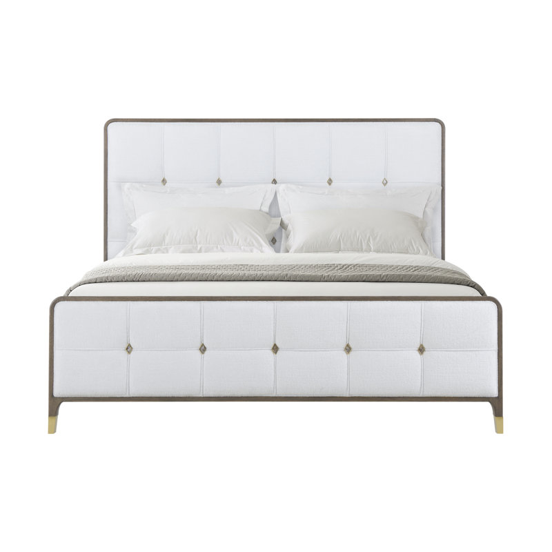 Judith Leiber Couture Upholstered Bed, Mink
