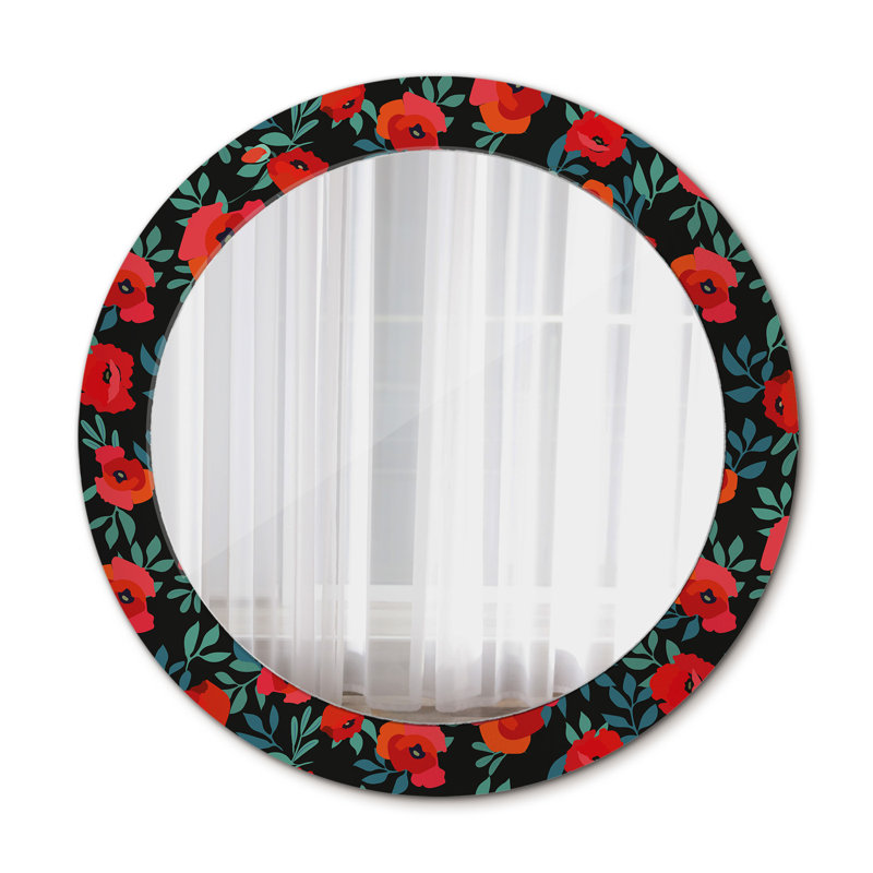 Huldar Glass Flat Wall Mirror, 70cm x 70cm