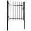 Barrière en métal noir-72101635-72101639