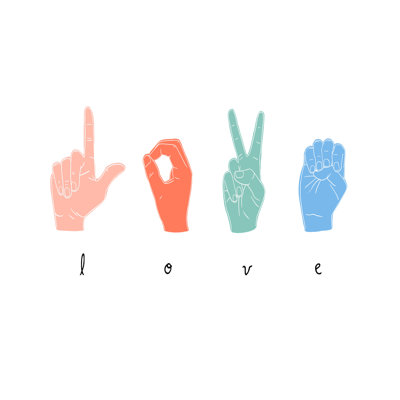 Love Languages III 1 Piece Wrapped Canvas Painting