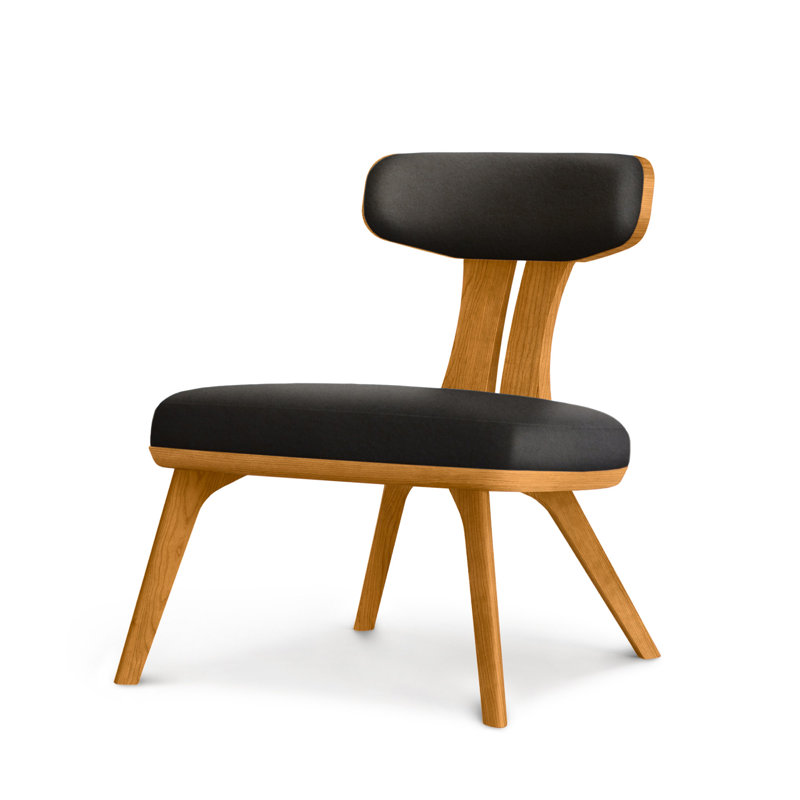 Estelle - Chaise longue, Onyx, Cerisier naturel