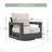 Outdoor Aluminum Swivel Chair-124328112