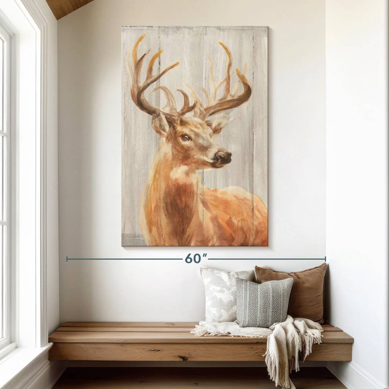Cerf Brampt Woodland, H 51 po x l 34 po