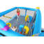 Jeu gonflable multifonctionnel 16,5 pi x 15 pi Jump 'N Slide