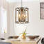  Jacobina 4-Light Dimmable Lantern Drum Chandelier for Living Room