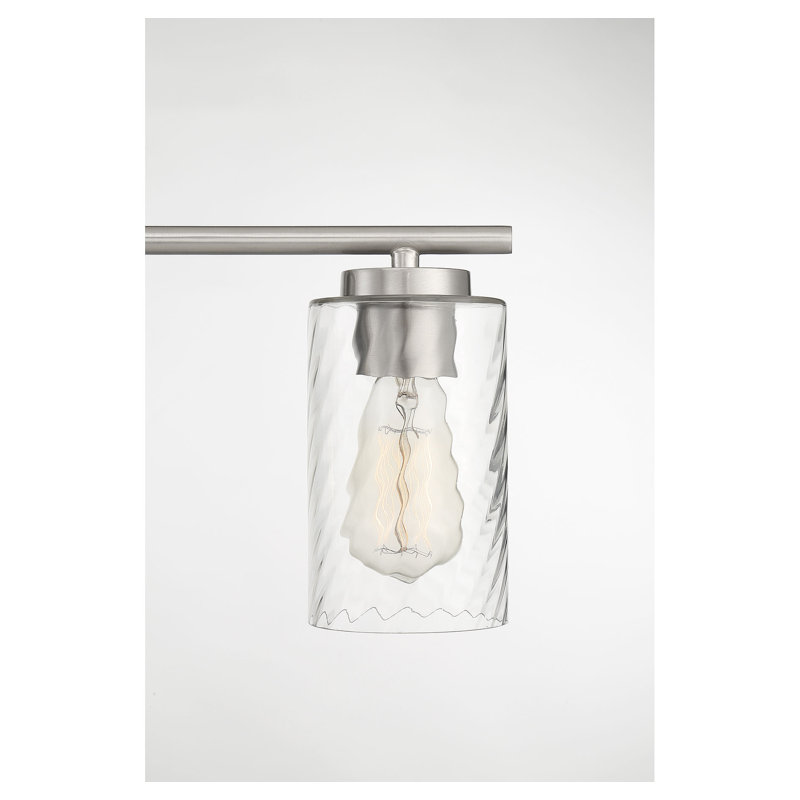 Éclairage pour meuble-lavabo à intensité variable à 2 lumières Pena, Nickel