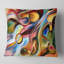 Musique au-delà des cadres - Coussin décoratif à imprimé abstrait-89812676-89812678