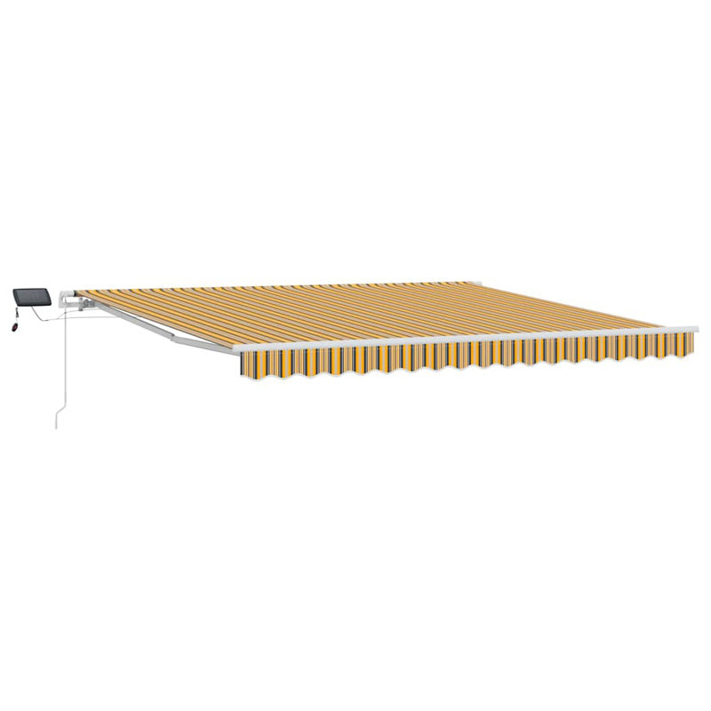 Retractable Awning, 400 cm W x 350 cm D, Multicolour