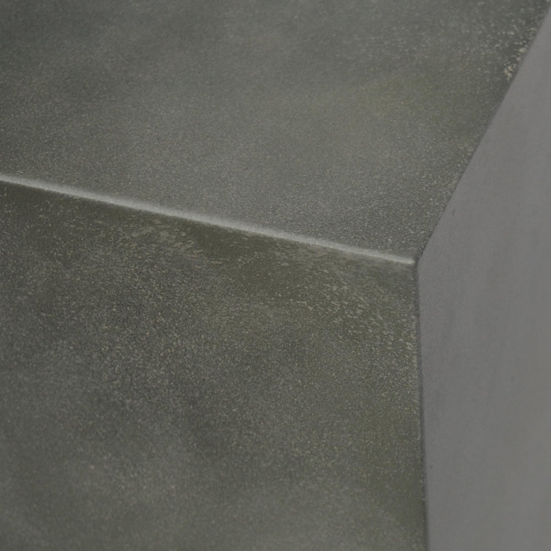 SQUARE IRON FIRE PIT-50 000 BTU, Stone Gray