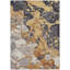 Tapis intérieur / extérieur doré lavable à la machine Xhevrie-779029191