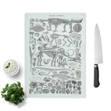 Glass Fossils & Skeletons Lxv by Oliver Goldsmith Chopping Board