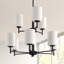 Lustre à niveaux 9 lumières Steelville-1692290794
