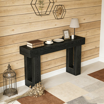 Console en bois pour canapé d'entrée