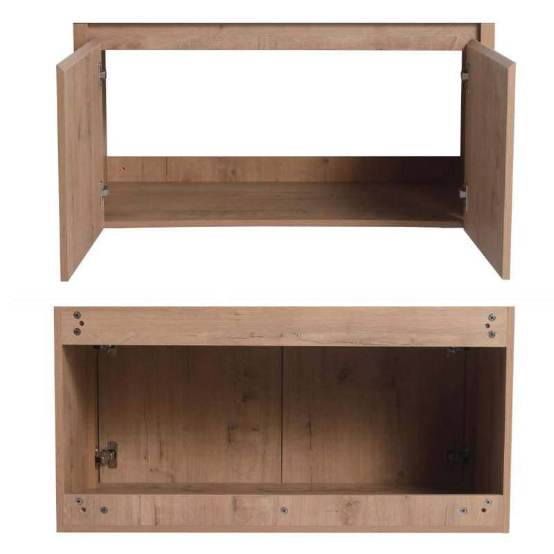 Base de meuble-lavabo mural 36 "avec 2 portes