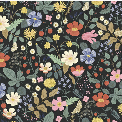 Rifle Paper Co. Strawberry Fields Wallpaper Roll