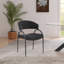 Chaise de salle à manger noire Privet, ensemble de 2-934652425-934652427
