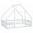 House-Shaped Floor Bed With Fence, Guardrails-1607430048-1607430050