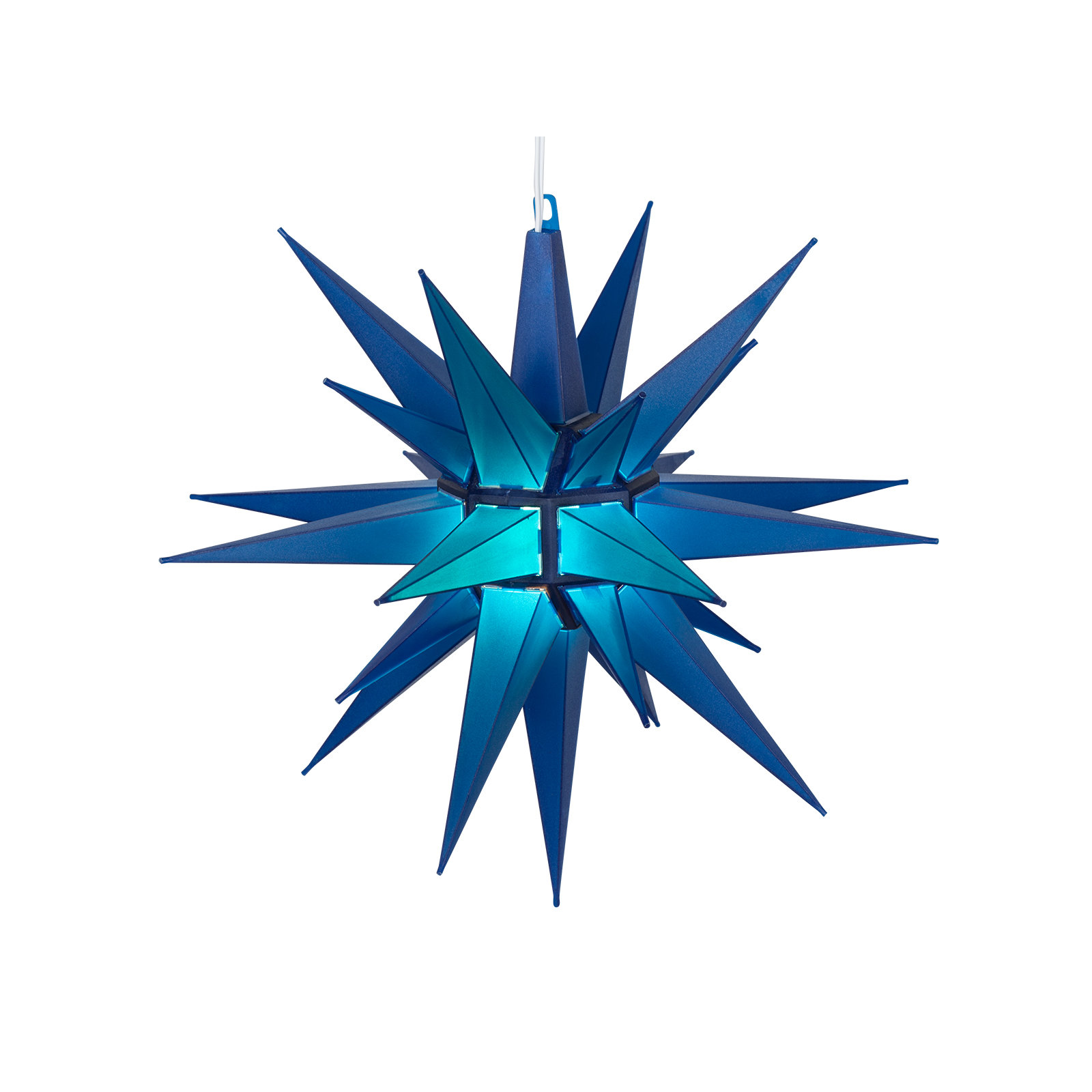 Moravian Star Lighted Display, Blue
