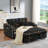 Teija 55'' Velvet Sleeper Sofa-174061242