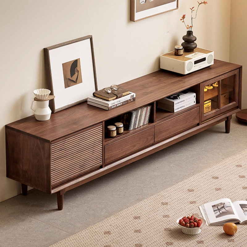 Meuble télé Nordic Minimalist Style, H 19,68 po x L 94,48 po x l 15,75 po
