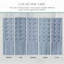 Ensemble de serviettes 6 pièces Willow - 100% coton peigné, 630 g / m² de qualité supérieure, bleu, ultra doux et très absorbant (6 serviettes de toilette)-139745312-139745315