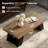 55.12" Rectangular Farmhouse Coffee Table