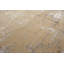 Tapis tibétain moderne ivoire et argent en laine, bambou et soie, noué à la main, 2,44 m x 3,02 m
