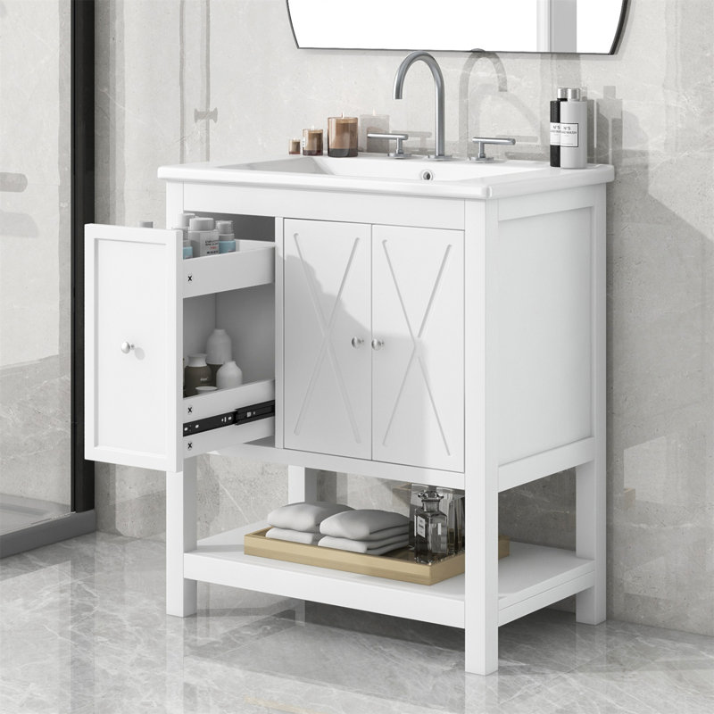 Base de meuble-lavabo simple 30 po seulement